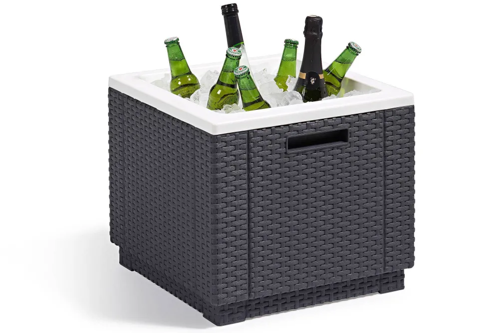 Bijzettafel/Koelbox Cube (42X42 Cm)|Allibert Hot