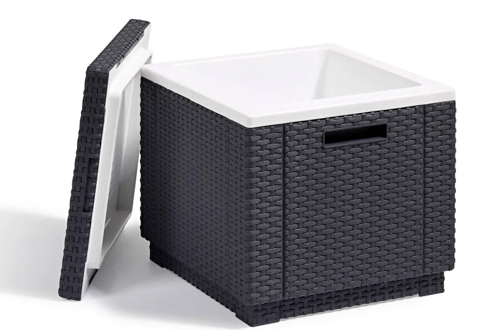 Bijzettafel/Koelbox Cube (42X42 Cm)|Allibert Hot