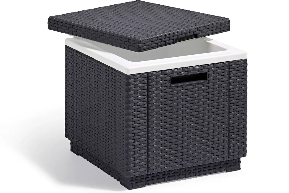 Bijzettafel/Koelbox Cube (42X42 Cm)|Allibert Hot