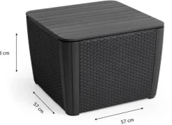 Hocker Met Opbergruimte (57X57 Cm)|Allibert New