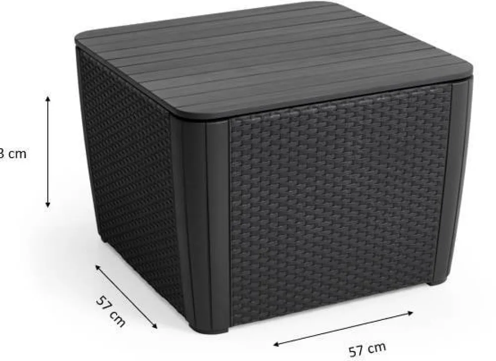 Hocker Met Opbergruimte (57X57 Cm)|Allibert New