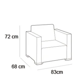 Loungestoelen California (Set Van 2)|Allibert Best Sale