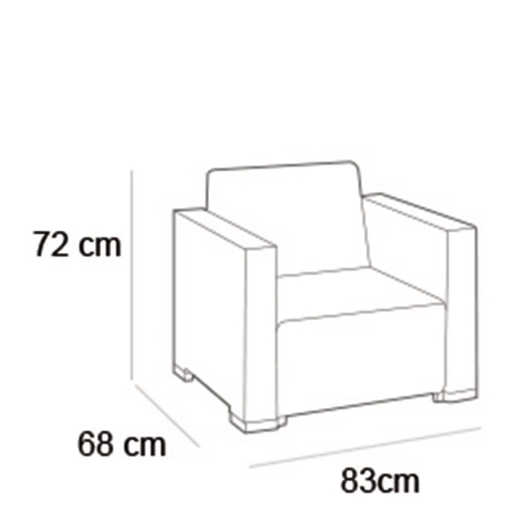 Loungestoelen California (Set Van 2)|Allibert Best Sale