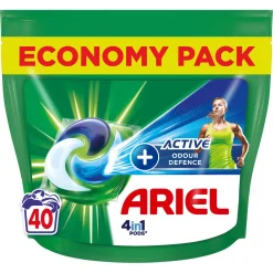 Shop Ariel Pods+ Vloeibaar Wasmiddelcapsules + Actieve Geurbestrijding- 3 X 40 Wasbeurten - 120 Wasbeurten