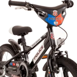 New Police Kinderfiets 12 Inch Zwart|Bachtenkirch Clearance