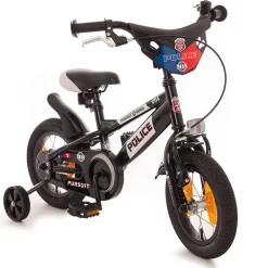 New Police Kinderfiets 12 Inch Zwart|Bachtenkirch Clearance