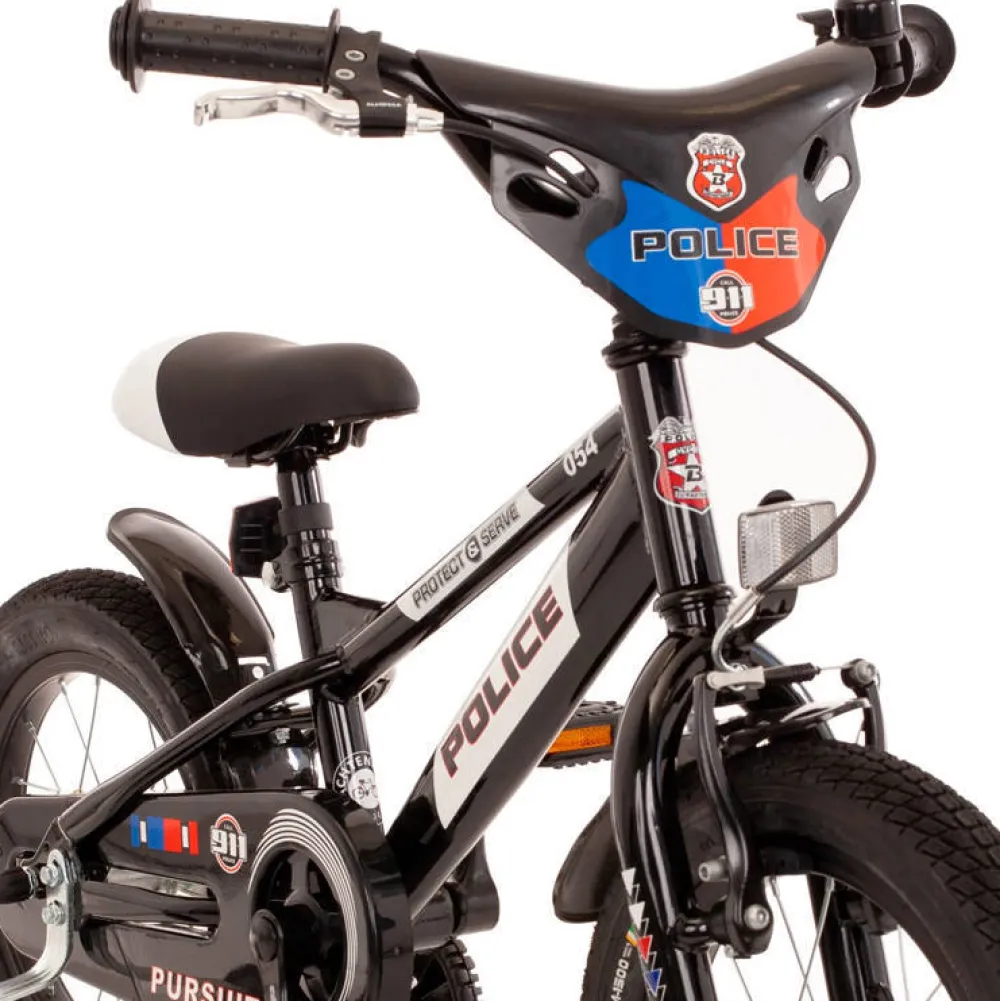 New Police Kinderfiets 16 Inch Zwart|Bachtenkirch Clearance