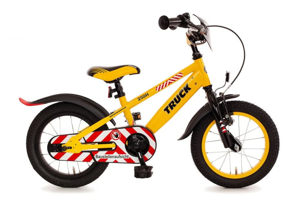 Truck Kinderfiets 14 Inch Geel|Bachtenkirch Best