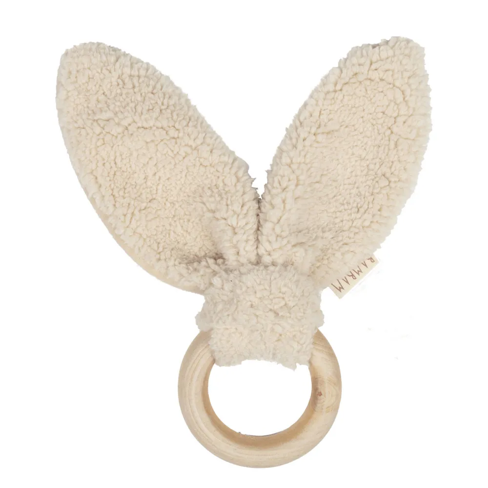 Eco Friendly Wooden Teething Ring With Ears|BamBam Store
