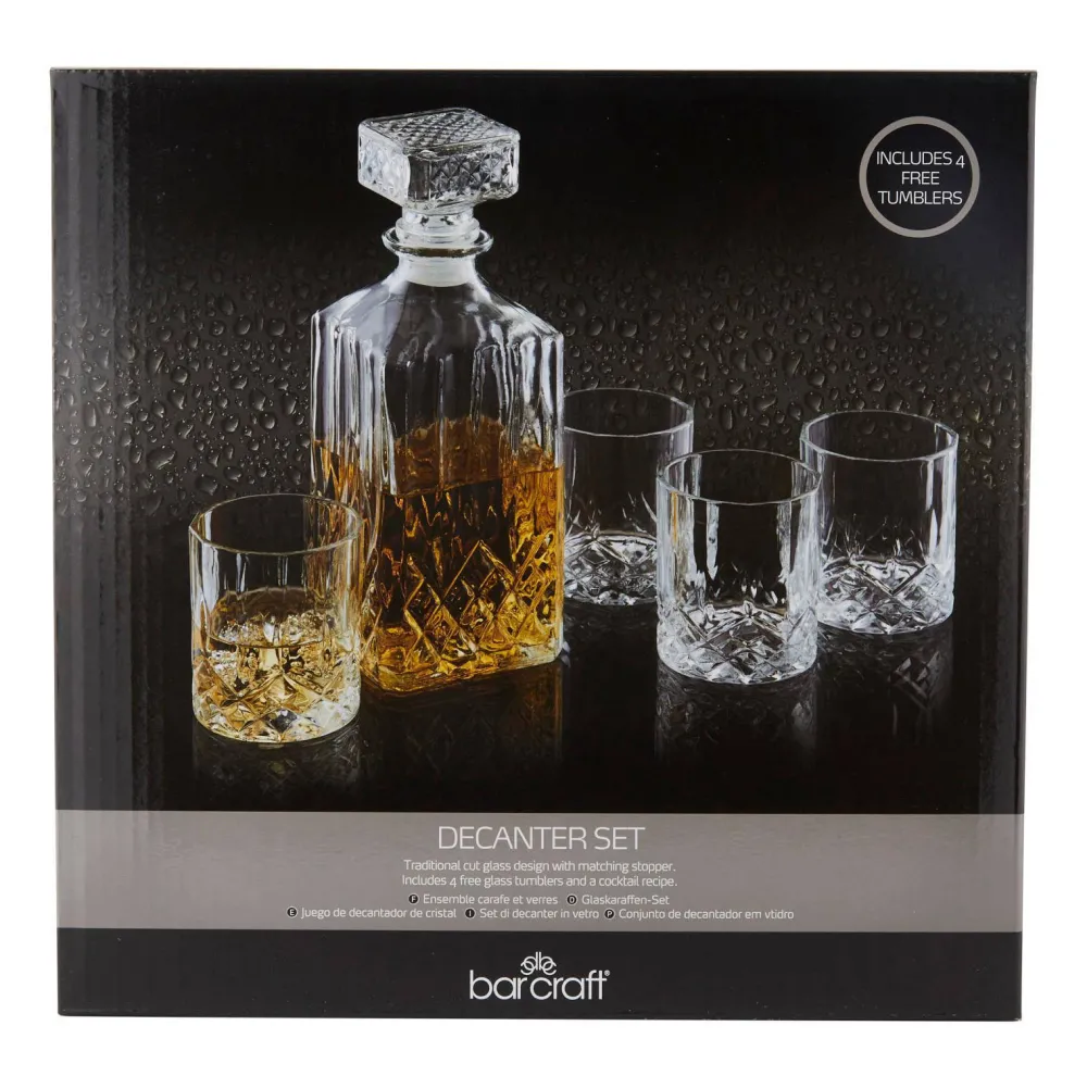 Fashion BarCraft Whisky Set (5-Delig)