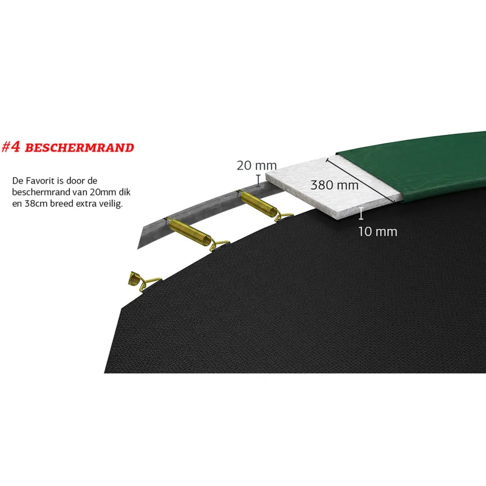 Favorit Inground Trampoline O430 Cm|BERG Fashion