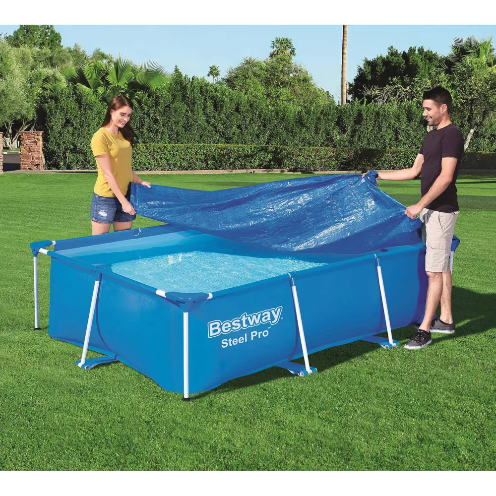 Steel Afdekhoes Zwembad (259X170 Cm)|Bestway Fashion