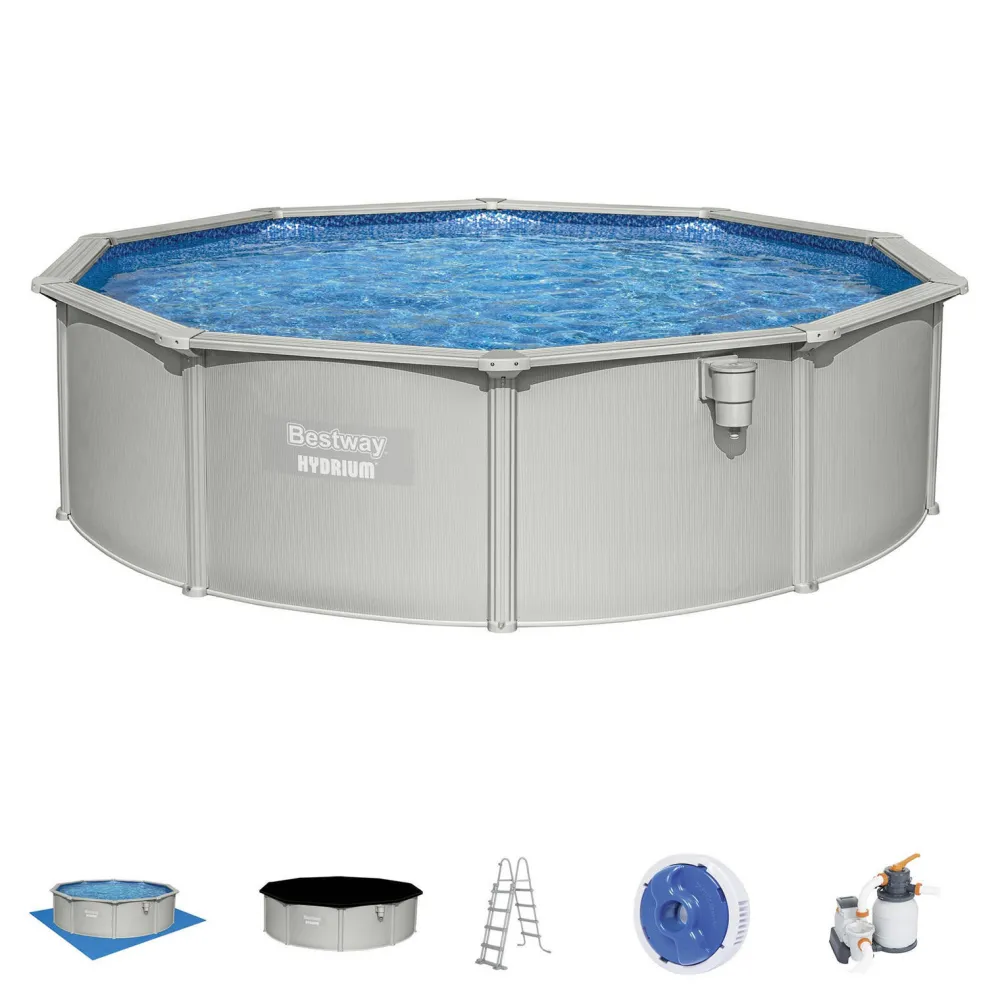 Zwembad Hydrium Set Inclusief Zandfilter (O460 Cm)|Bestway Fashion