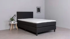Cheap Beter Bed Complete Boxspring Box Owen Vlak Met Gestoffeerd Matras (160X200 Cm)