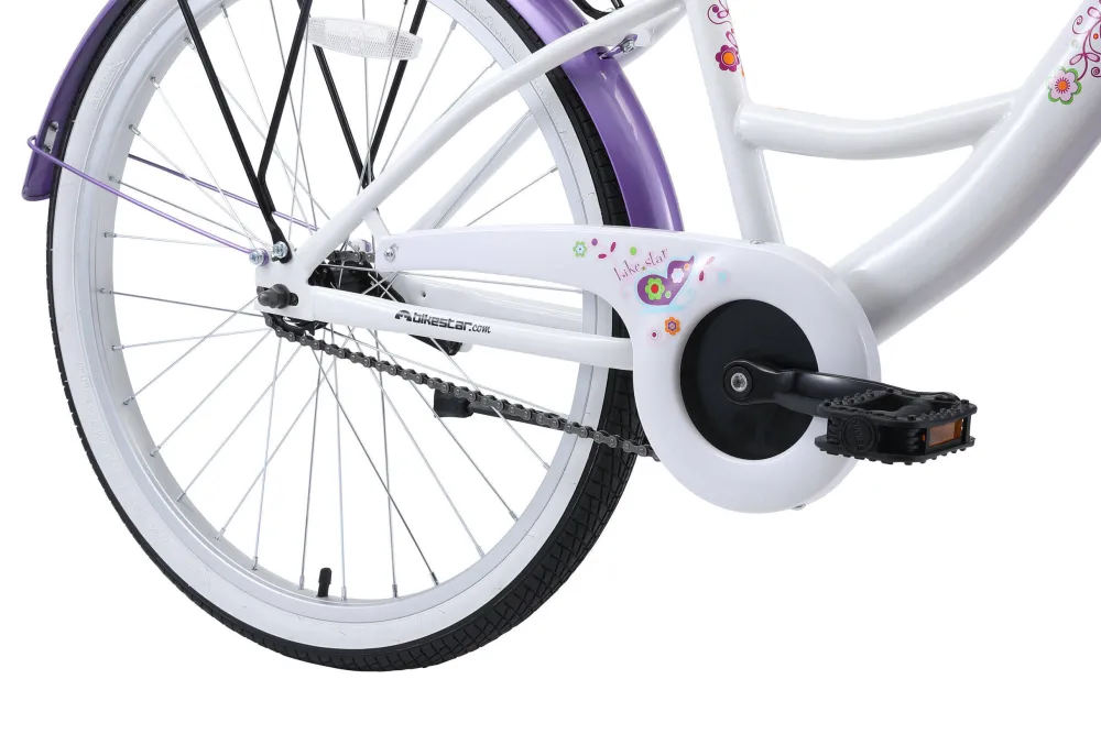 Classic Kinderfiets 24 Inch Lila|BikeStar Shop