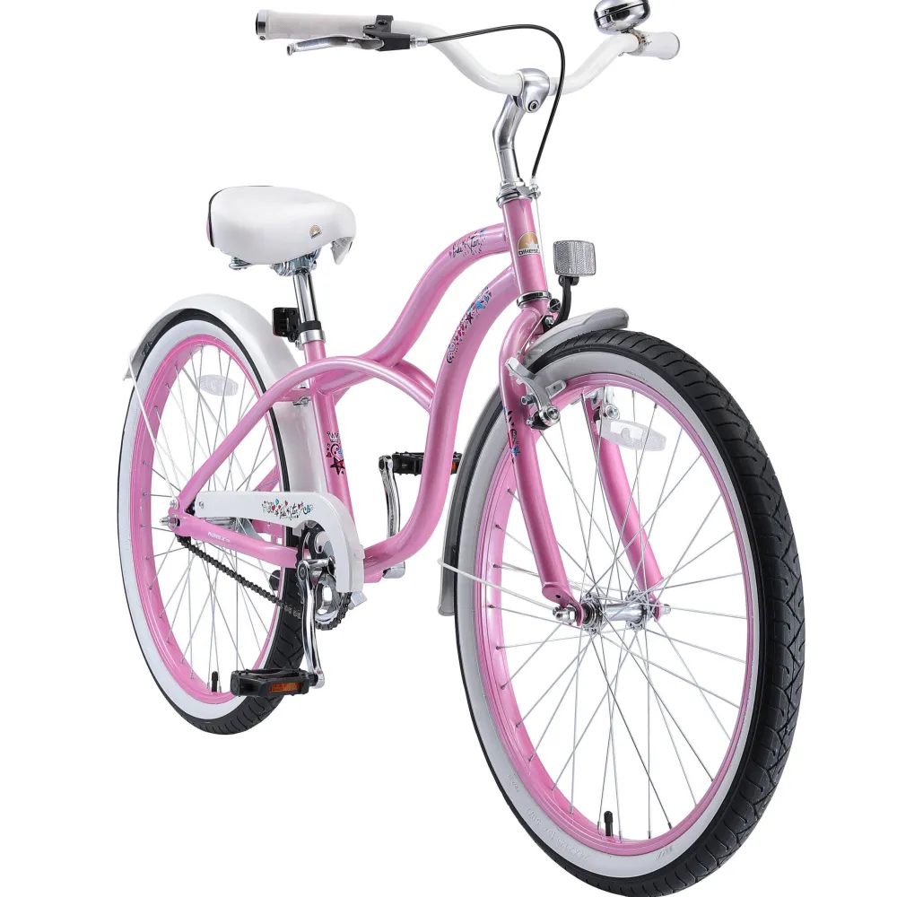 Classic Kinderfiets 24 Inch Roze|BikeStar Hot