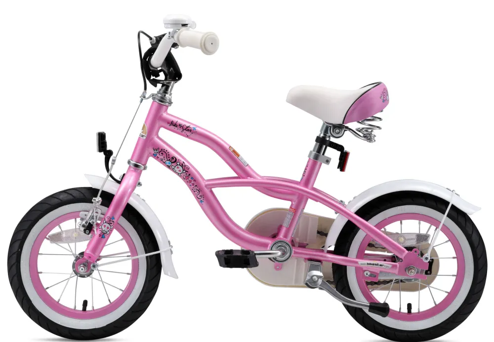 Cruiser Kinderfiets 12 Inch Roze|BikeStar Online