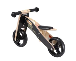 Mini Loopfiets 2 In 1, Hout, Zwart|BikeStar Discount