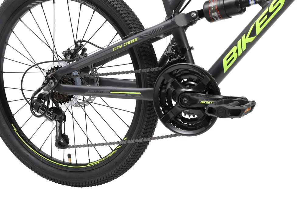 Mtb Fully Kinderfiets 24 Inch Zwart|BikeStar Best Sale