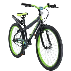 Urban Jungle Kinderfiets 24 Inch Zwart|BikeStar Clearance