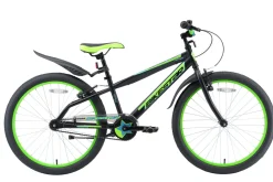 Urban Jungle Kinderfiets 24 Inch Zwart|BikeStar Clearance