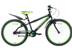 Urban Jungle Kinderfiets 24 Inch Zwart|BikeStar Clearance