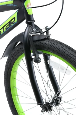 Urban Jungle Kinderfiets 24 Inch Zwart|BikeStar Clearance