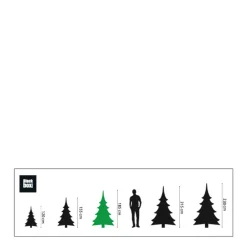 Clearance Black Box Trees Verlichte Kerstboom Millington (H185 X O109 Cm)