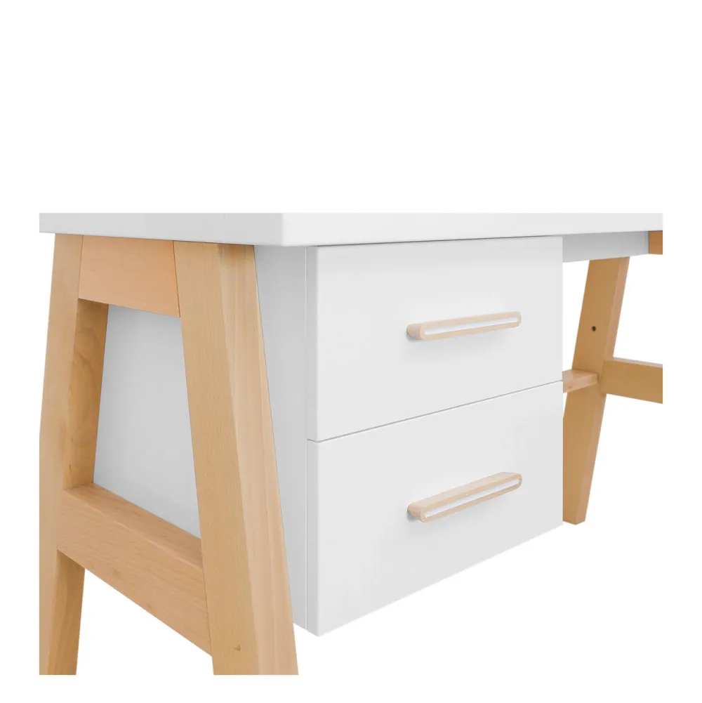 Online Bopita Bureau Lisa Wit/Naturel