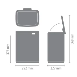 New Brabantia Bo Afvalemmer (12L)