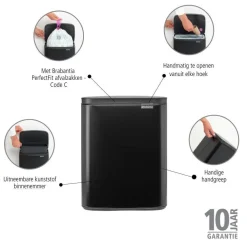 Shop Brabantia Bo Afvalemmer (12L)