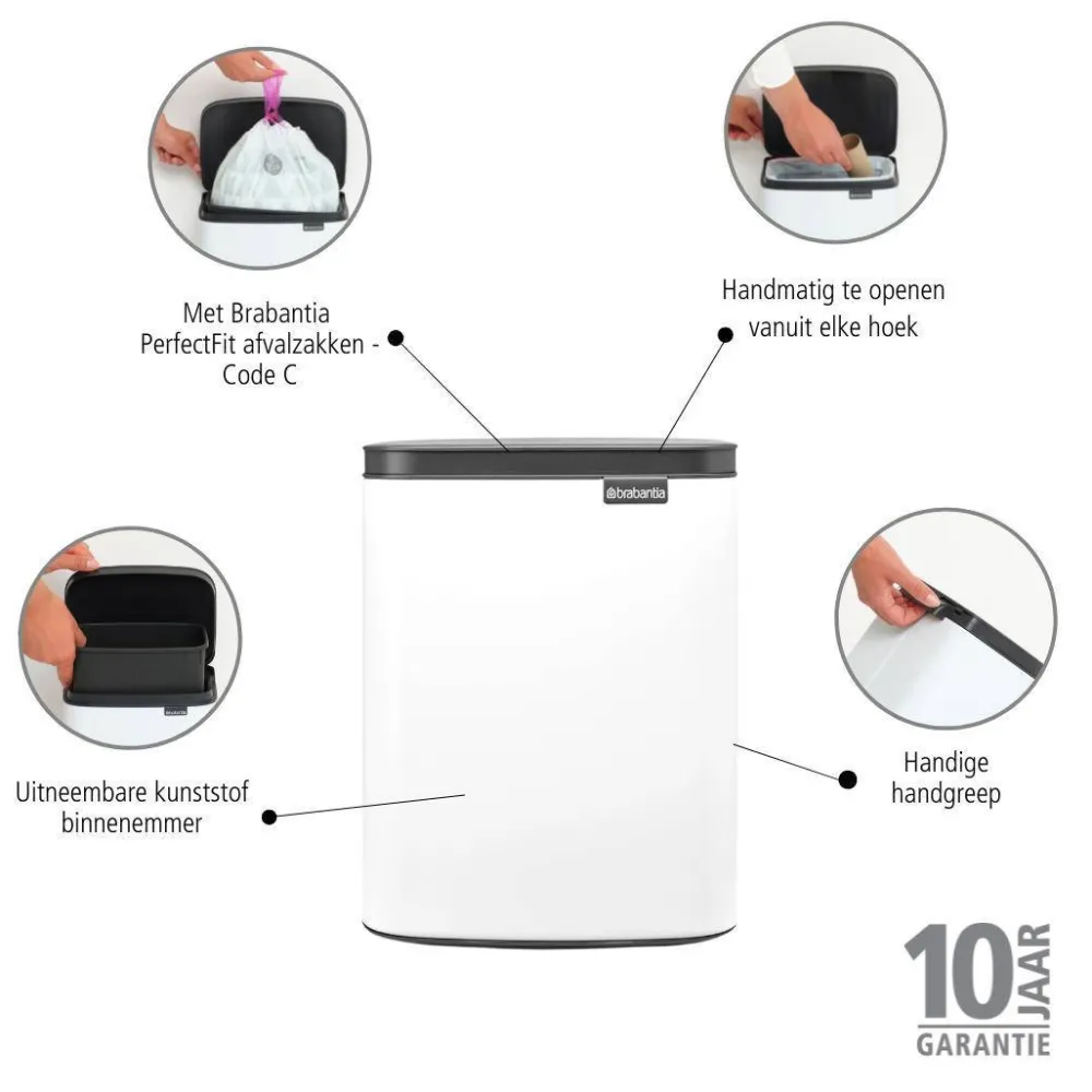 New Brabantia Bo Afvalemmer (12L)