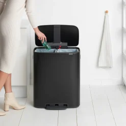 Cheap Brabantia Bo Prullenbak (2X30L) (Afvalscheiding)