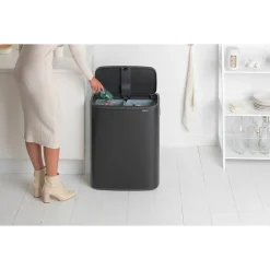Sale Brabantia Bo Touch Bin Prullenbak (2X30L) (Afvalscheiding)