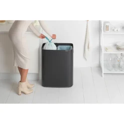Sale Brabantia Bo Touch Bin Prullenbak (2X30L) (Afvalscheiding)
