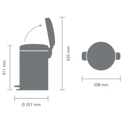 Fashion Brabantia Newicon Pedaalemmer (12L)
