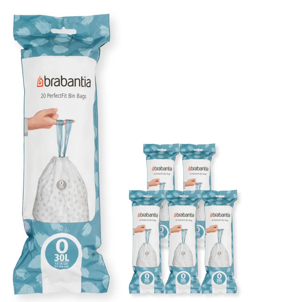 Hot Brabantia Perfectfit Afvalzak (30L) (6 X 20 Zakken)