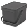 Fashion Brabantia Sort & Go Afvalbakje (Aanrecht) (6L)