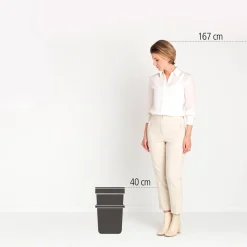 Clearance Brabantia Sort & Go Prullenbak (16L)