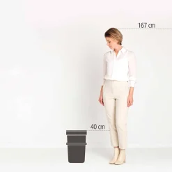 Cheap Brabantia Sort & Go Prullenbak (25L)