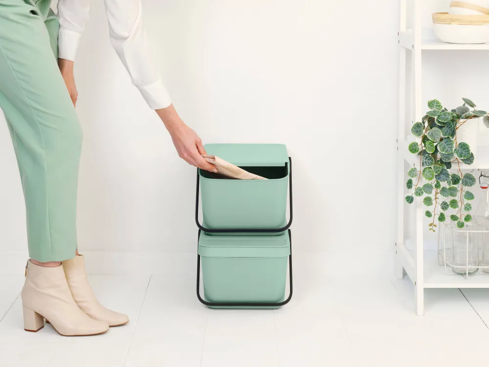 Outlet Brabantia Sort & Go Stapelbaar Stapelbare Afvalemmer (20L)
