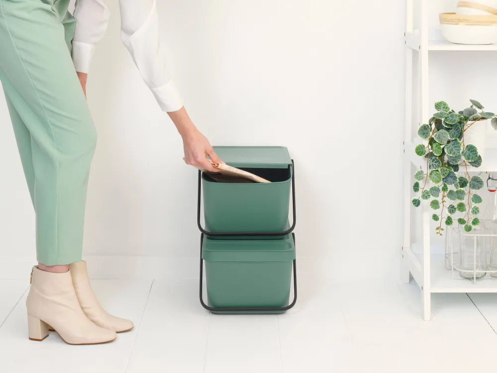 Outlet Brabantia Sort & Go Stapelbaar Stapelbare Afvalemmer (20L)