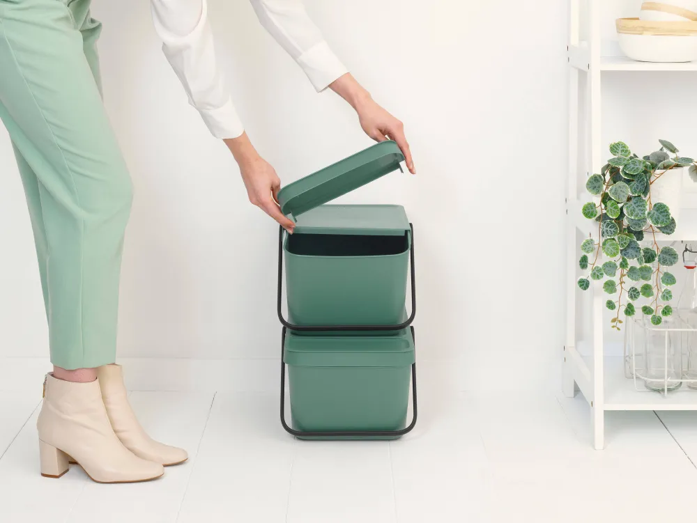 Outlet Brabantia Sort & Go Stapelbaar Stapelbare Afvalemmer (20L)