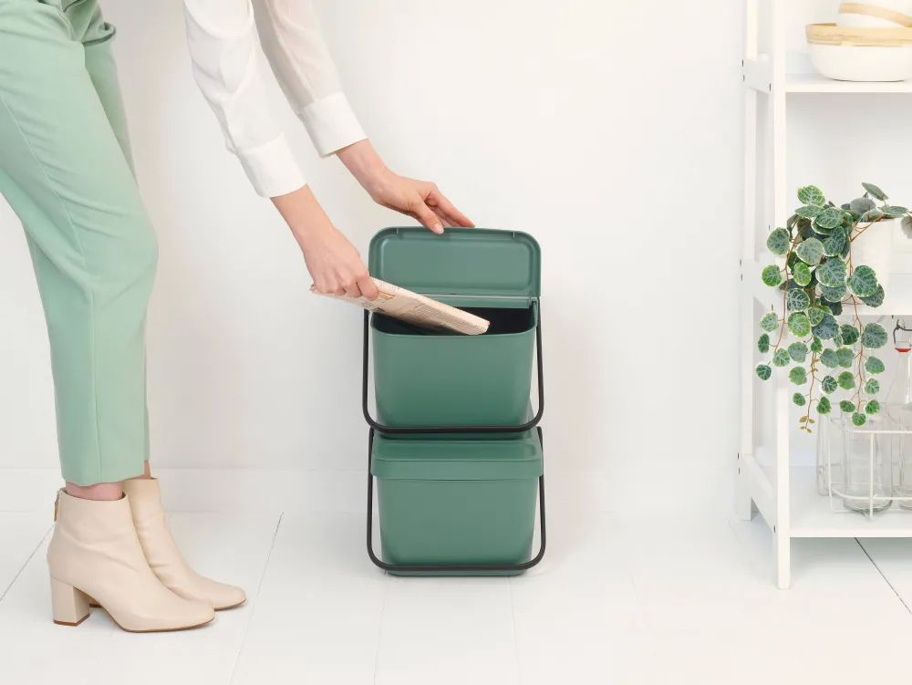 Outlet Brabantia Sort & Go Stapelbaar Stapelbare Afvalemmer (20L)