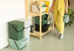 Outlet Brabantia Sort & Go Stapelbaar Stapelbare Afvalemmer (20L)
