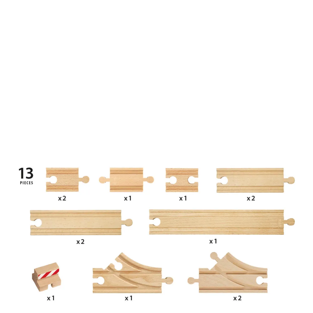 Houten Beginners Railset B - 33394|Brio Discount
