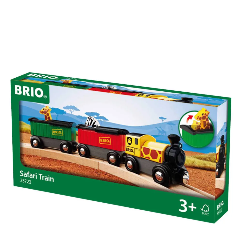 Houten Trein Met Safari Dieren|Brio Cheap