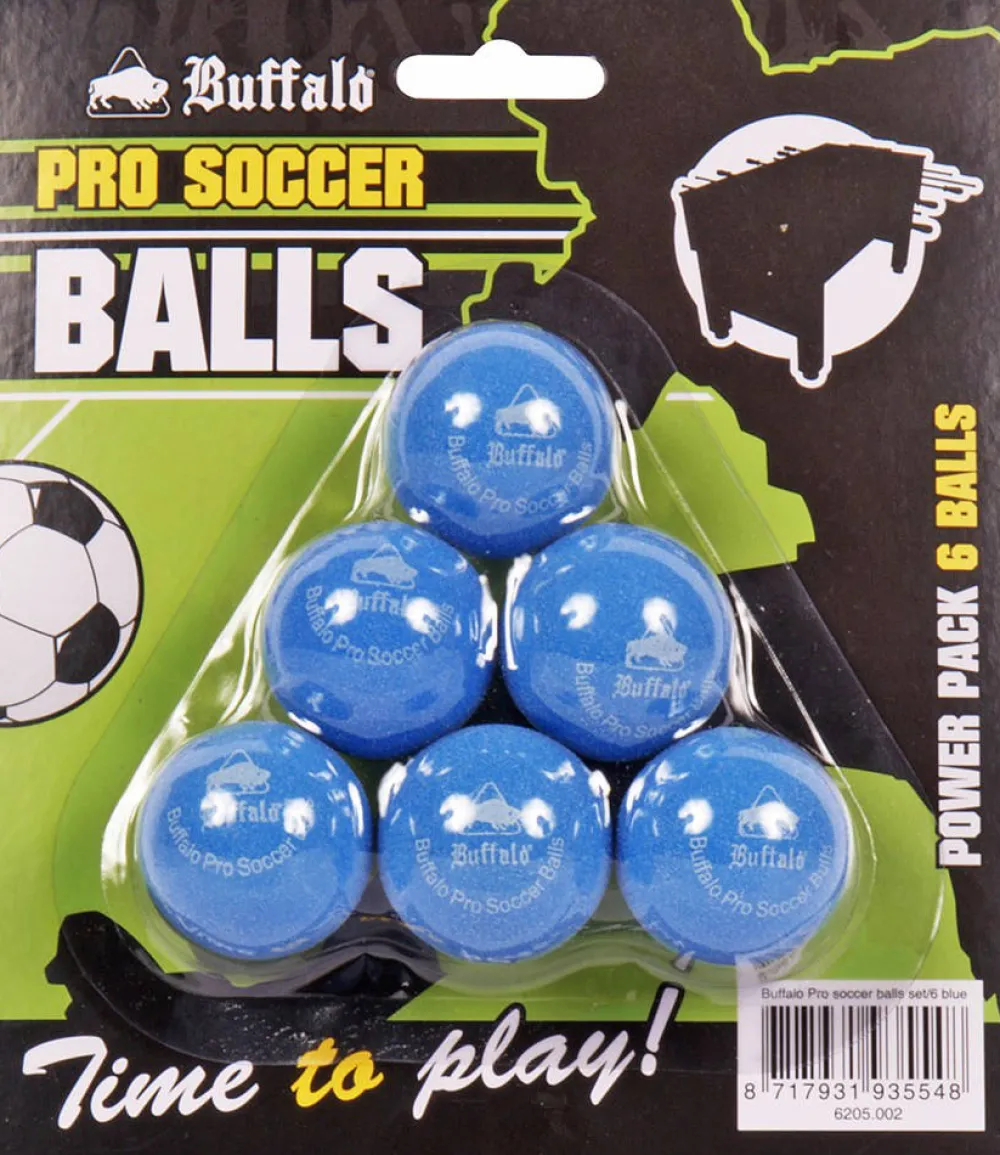 Pro Tafelvoetbalballetjes Set Van 6 (Blauw)|Buffalo Fashion