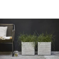 Bloempot Nature Rib (40X40X40 Cm)|Capi Fashion