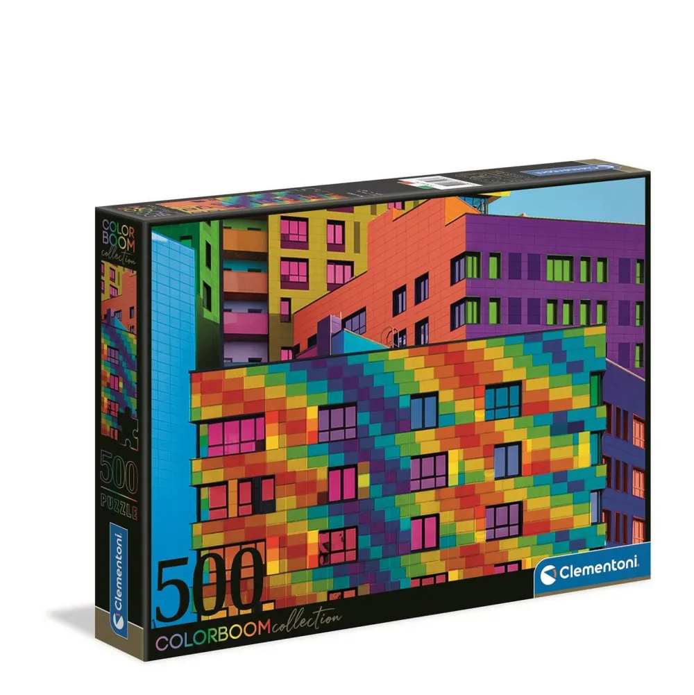 Squares - Colorboom Collection Legpuzzel 500 Stukjes|Clementoni Sale